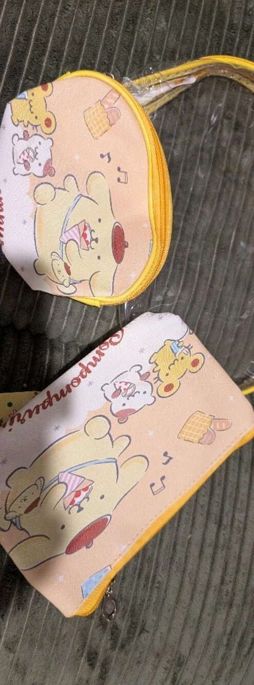 New Sanrio Pom Pom Cosmetic Pouch